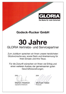 30 Jahre GLORIA-Partner