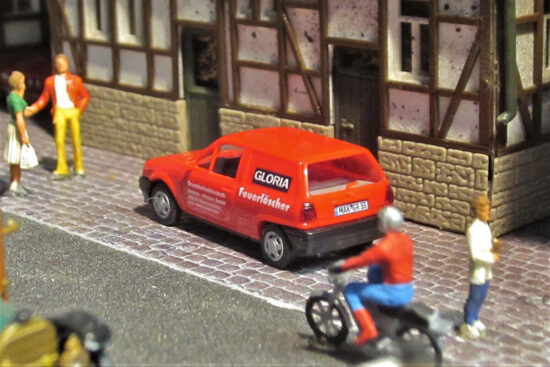 Brandschutztechnik Godek Rucker - Miniaturabbild Auto auf Modellbahn